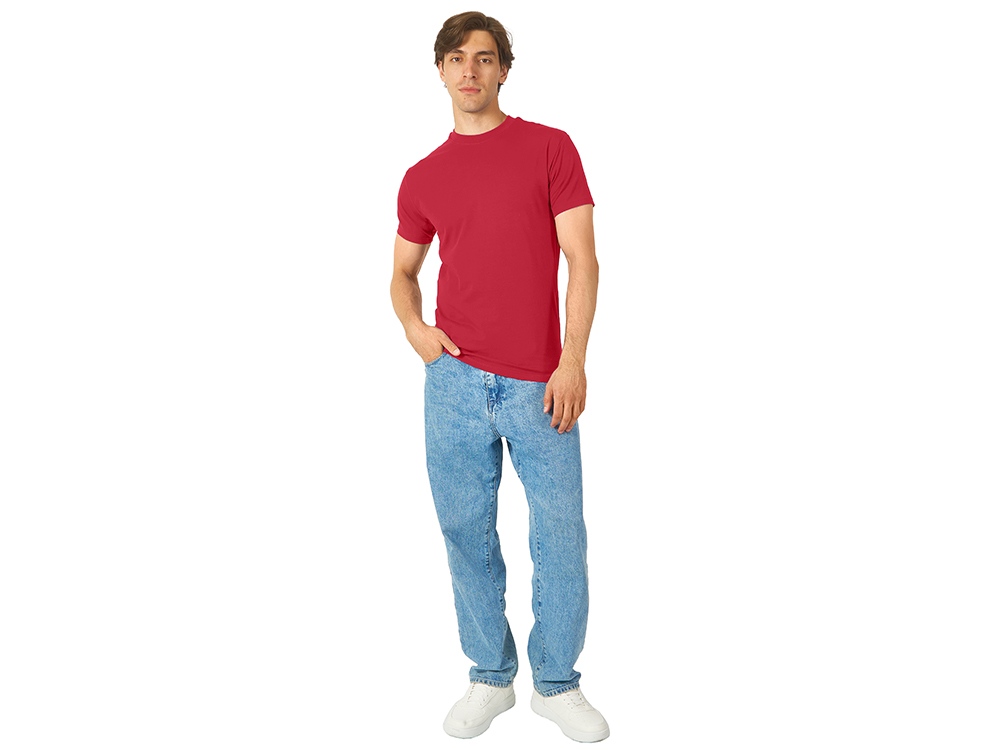 Футболка HD Fit короткий рукав с эластаном_XL, мужская,красный Футболка HD Fit короткий рукав с эластаном_XL, мужская,красный