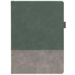 Ежедневник Horizon, недатированный, серый с зеленым