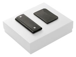 Подарочный набор Long River: картхолдер, ключница (без лого Long River), белая коробка Подарочный набор Long River: картхолдер, ключница (без лого Long River), белая коробка