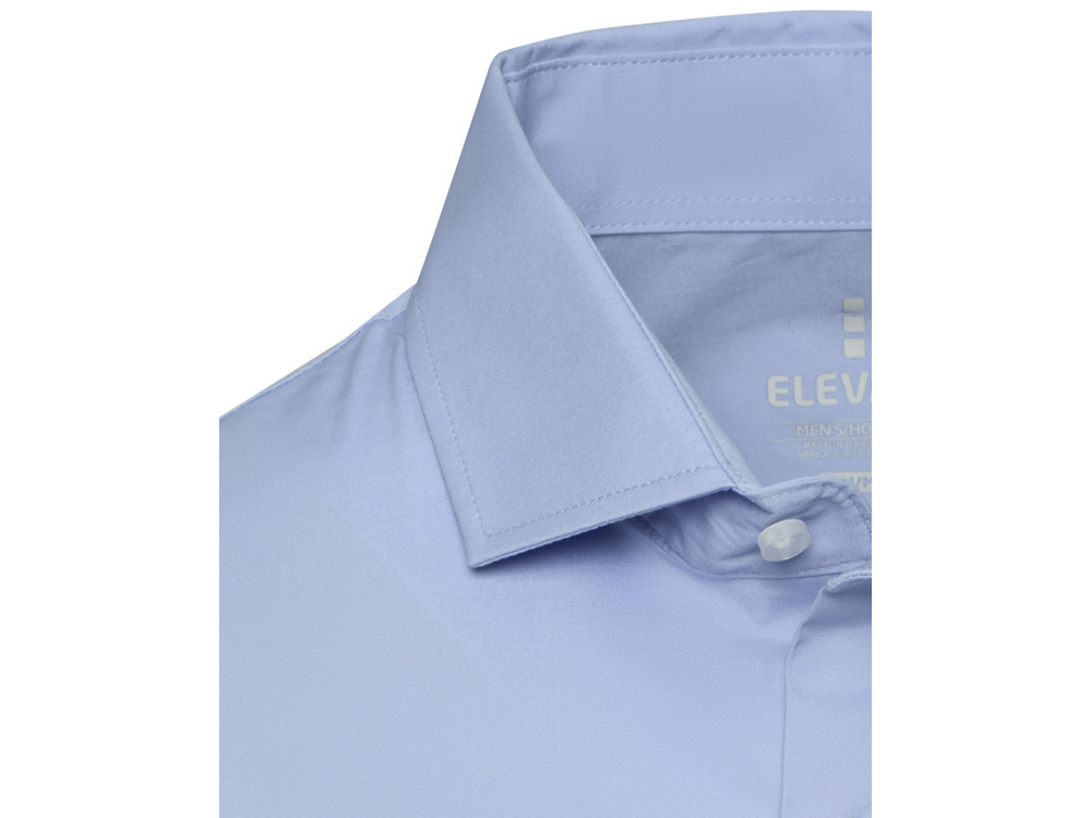 Carnelian мужская рубашка из поплина - Голубой