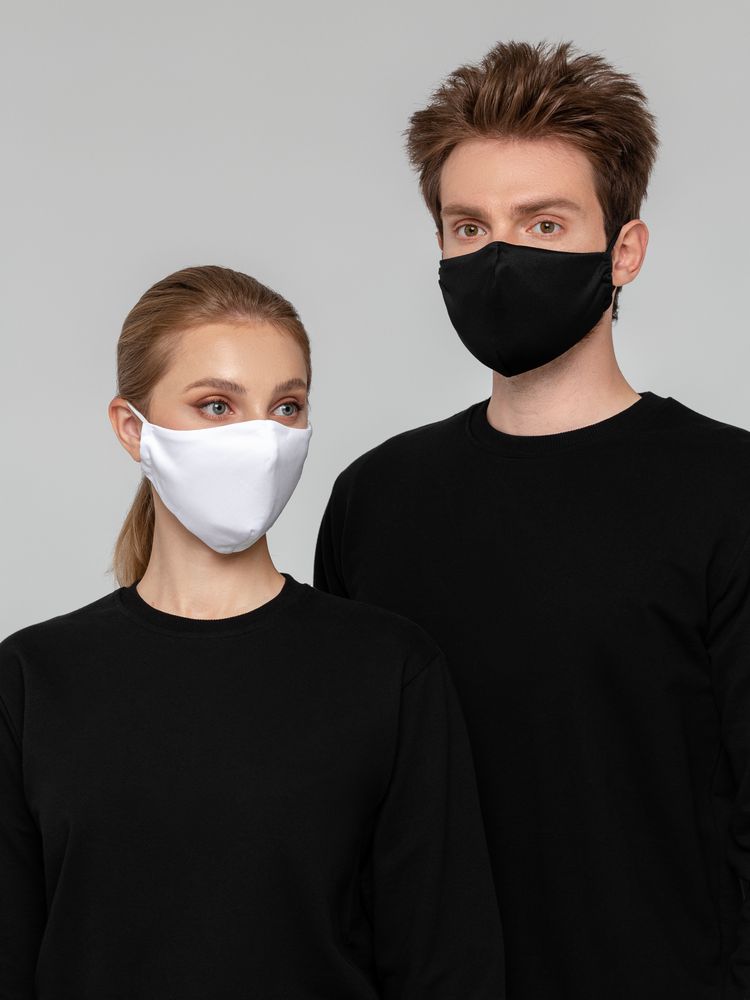 Маска для лица, черная