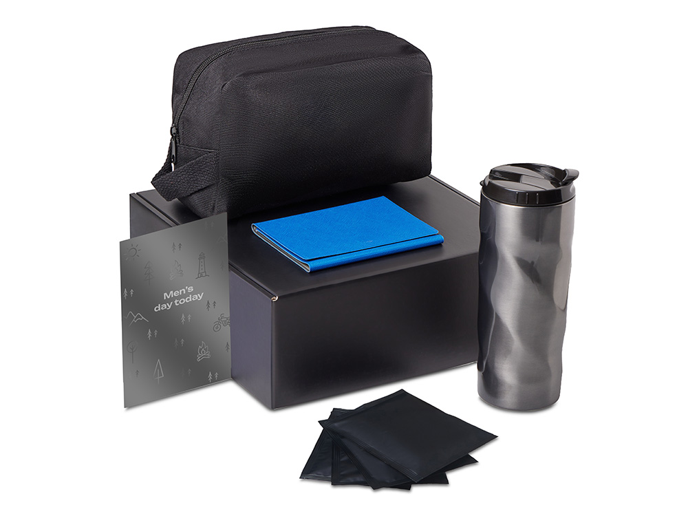 Подарочный набор Re:m. Road  с термокружкой, косметичкой и обложкой для паспорта