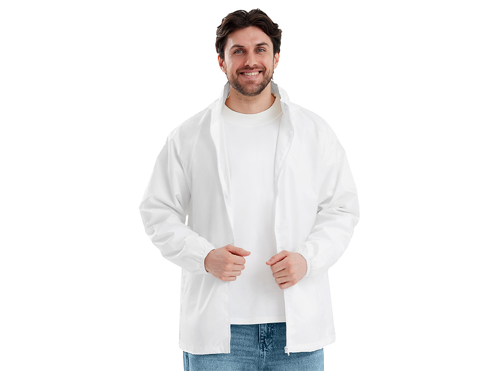 Ветровка Miami 2.0 мужская с чехлом, белый