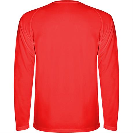 Спортивная футболка MONTECARLO L/S мужская, КРАСНЫЙ XL