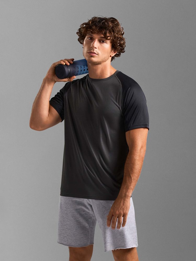 Футболка спортивная унисекс Vortex, белая Футболка спортивная унисекс Vortex, белая