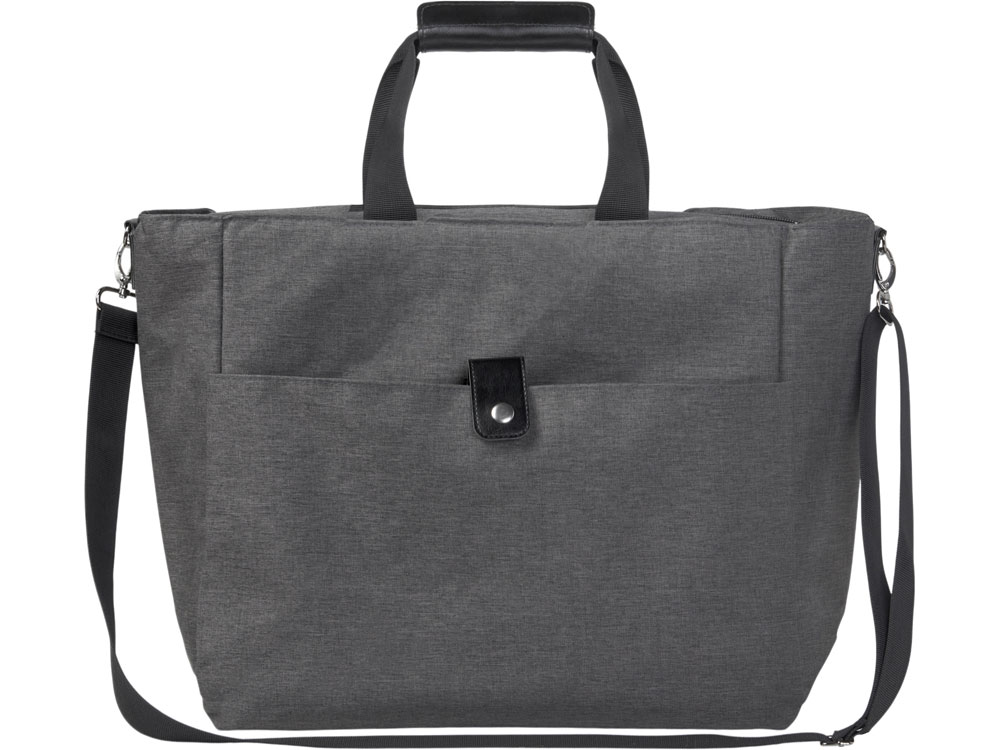 Сумка-холодильник Fabrizio со штопором, серый/черный