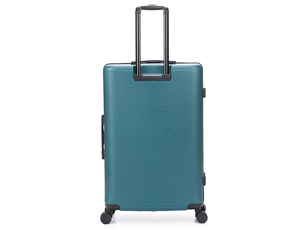 Чемодан TORBER Onego, зелёный, ABS-пластик, 79,5 х 51 х 29 см, 103 л