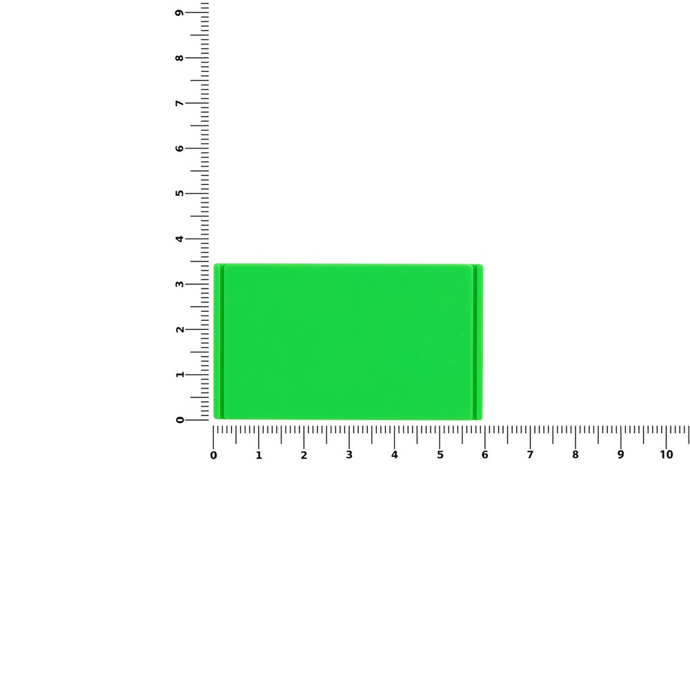 Лейбл из ПВХ Dzeta, M, зеленый неон