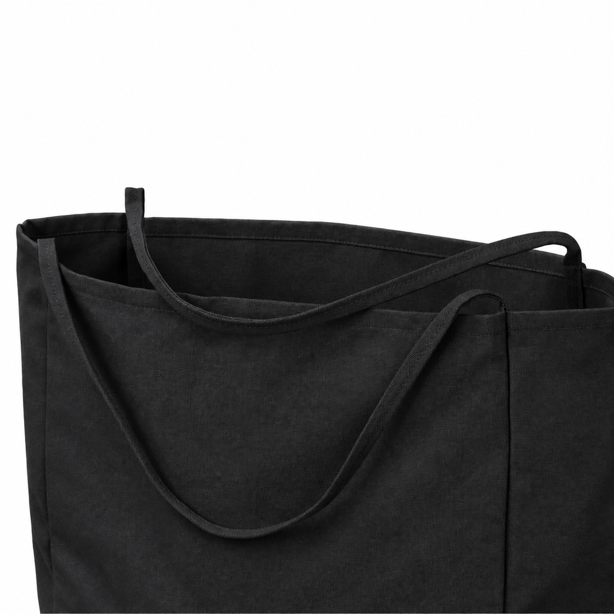 Шоппер-оверсайз Grossbag из переработанного хлопка 340 г, черный