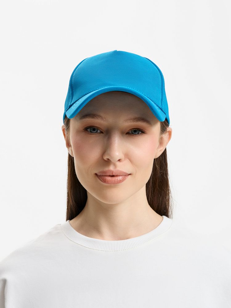 Бейсболка Yonkers, ярко-голубая Бейсболка Yonkers, ярко-голубая