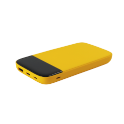 Внешний аккумулятор Bplanner Power 3 ST, софт-тач, 10000 mAh (Желтый)
