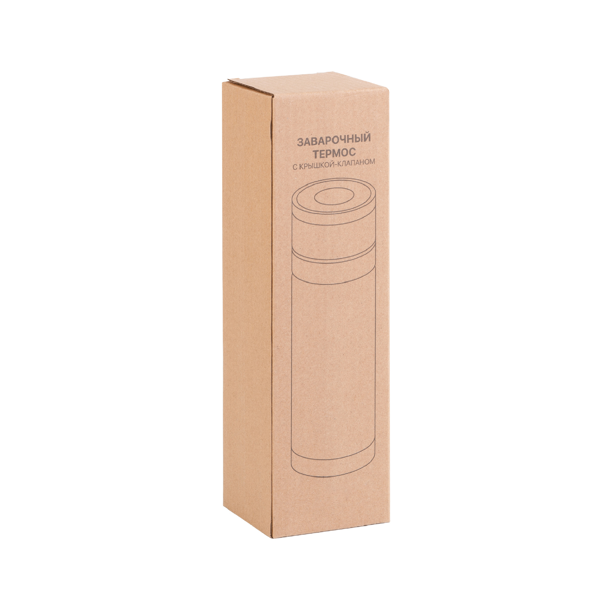 Заварочный термос "Press" 400 мл, серебристый Заварочный термос "Press" 400 мл, серебристый