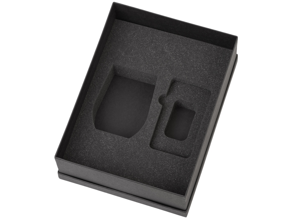 Подарочный набор с термокружкой и повербанком С1, 5000 mAh, темно-синий