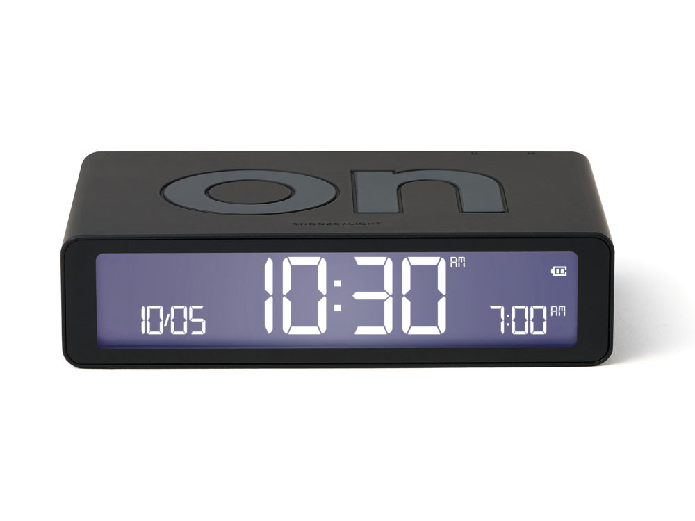 Часы настольные Flip Classic, черный