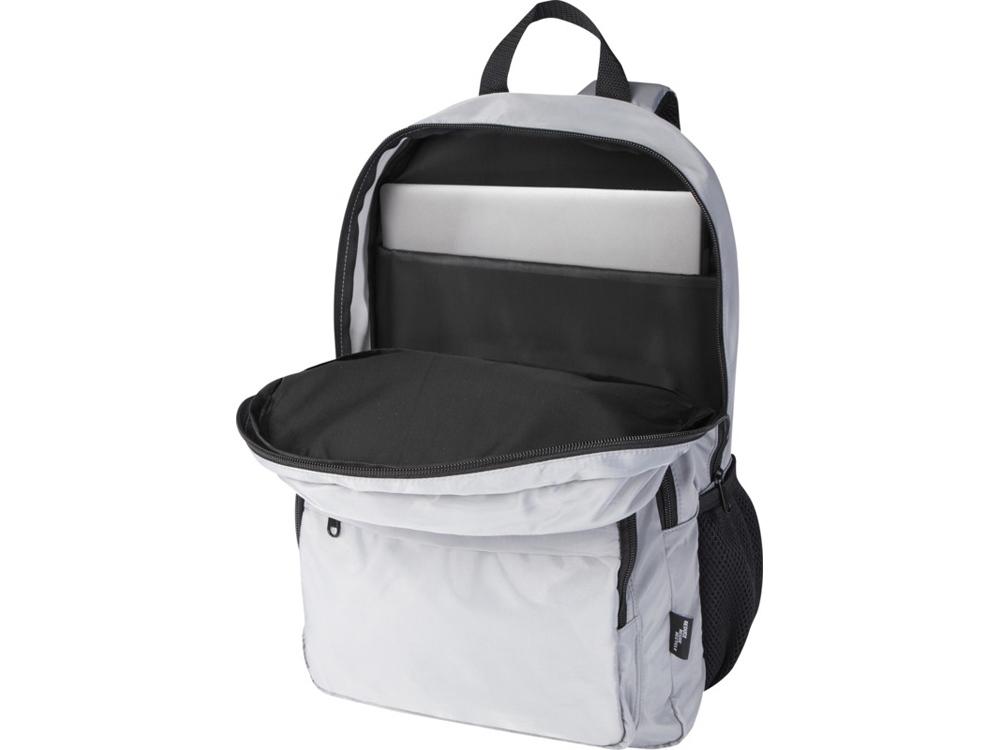 Рюкзак для ноутбука Trend Plus 15GRS из переработанного материала объемом 20 литров, серый