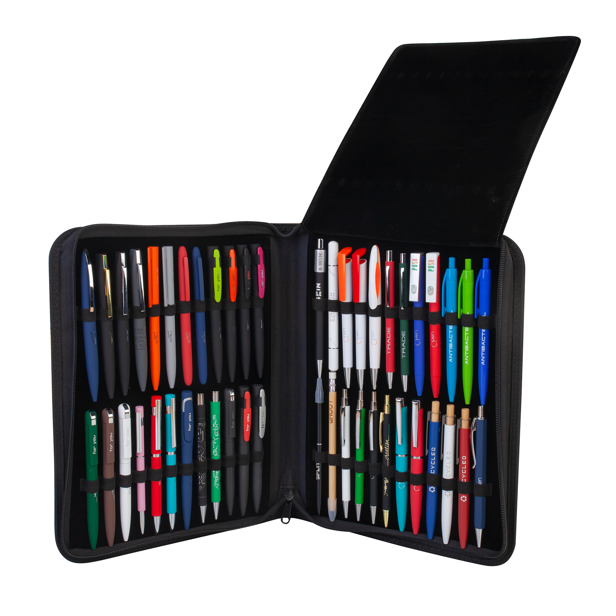 Презентационный кейс ручек и карандашей Океан Презентационный кейс ручек и карандашей Океан