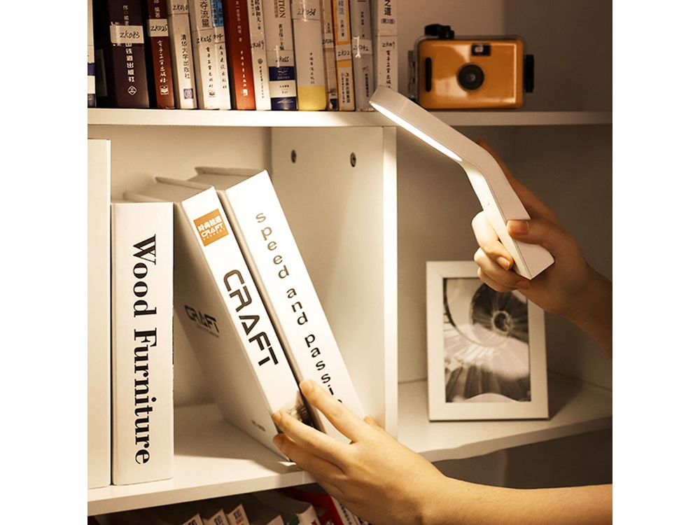 Мультифункциональный ночник Bright, на подставке, белый Мультифункциональный ночник Bright, на подставке, белый