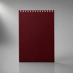 Бизнес - блокнот Альт А5 (137 х 198 мм) Office 60 л., бордовый