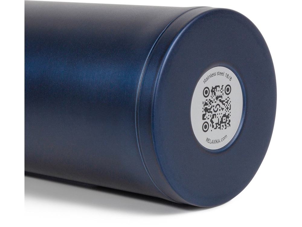 Термокружка Relaxika 701 (0,48 литра), синяя (без лого)