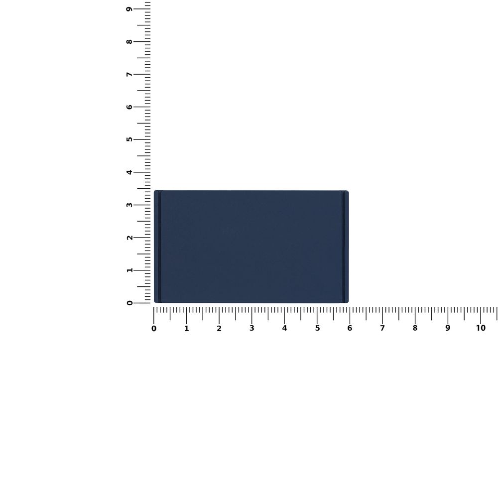 Лейбл из ПВХ Dzeta, M, темно-синий