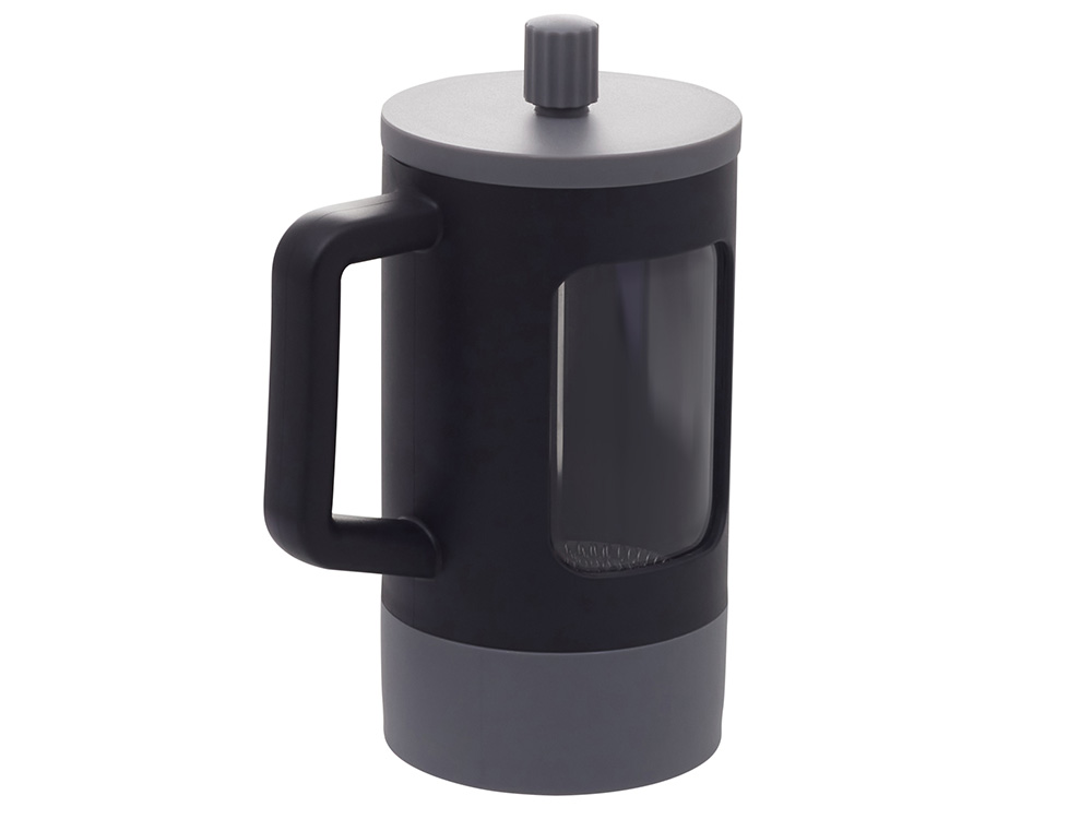 Френч-пресс Double Tone, черный-серый