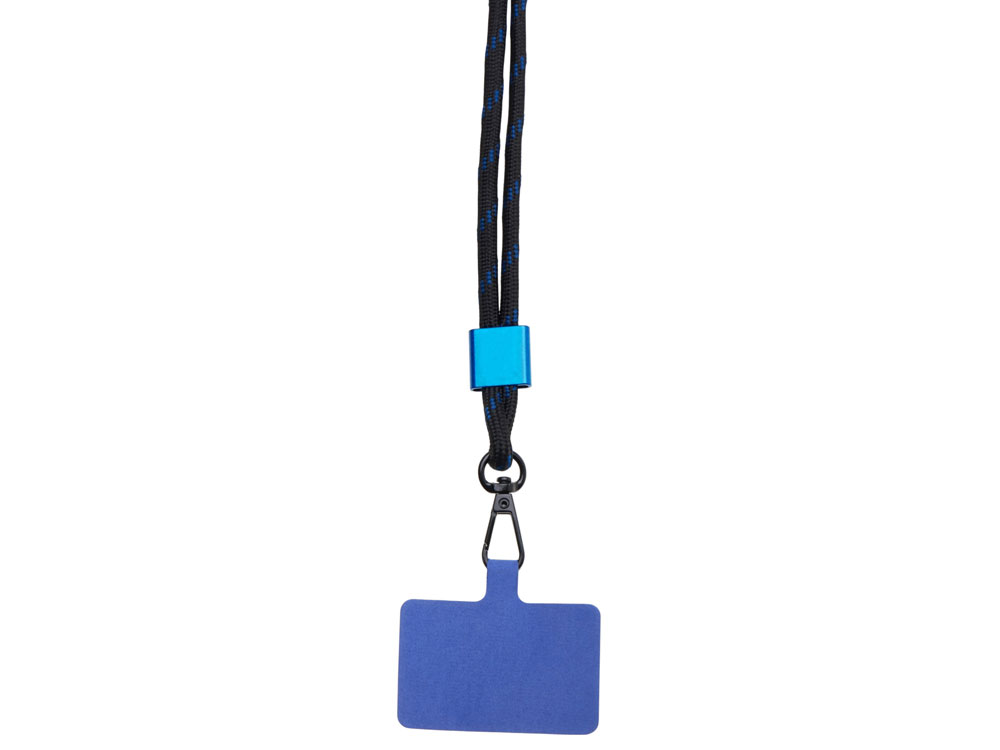 Ремешок на шею для телефона Риксо, синий/черный