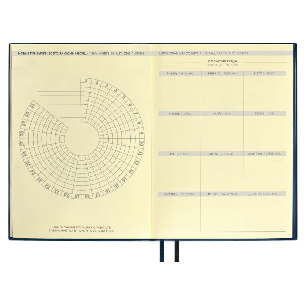 Ежедневник Avila, недатированный, синий Ежедневник Avila, недатированный, синий