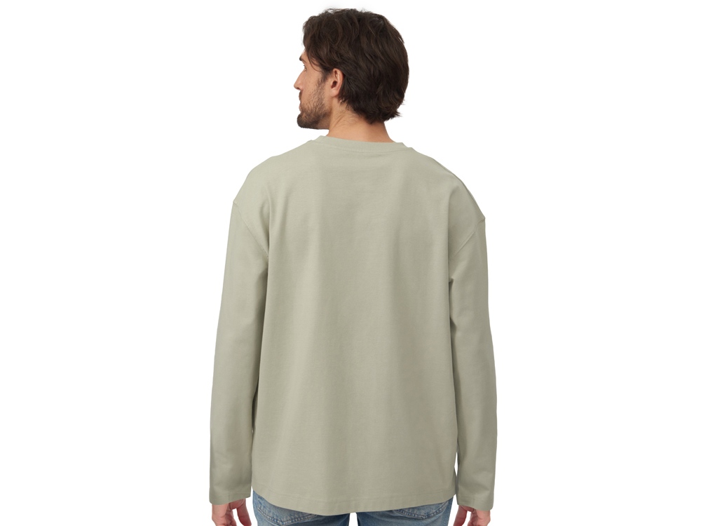 Футболка с длинным рукавом оверсайз Berlin унисекс оливковый