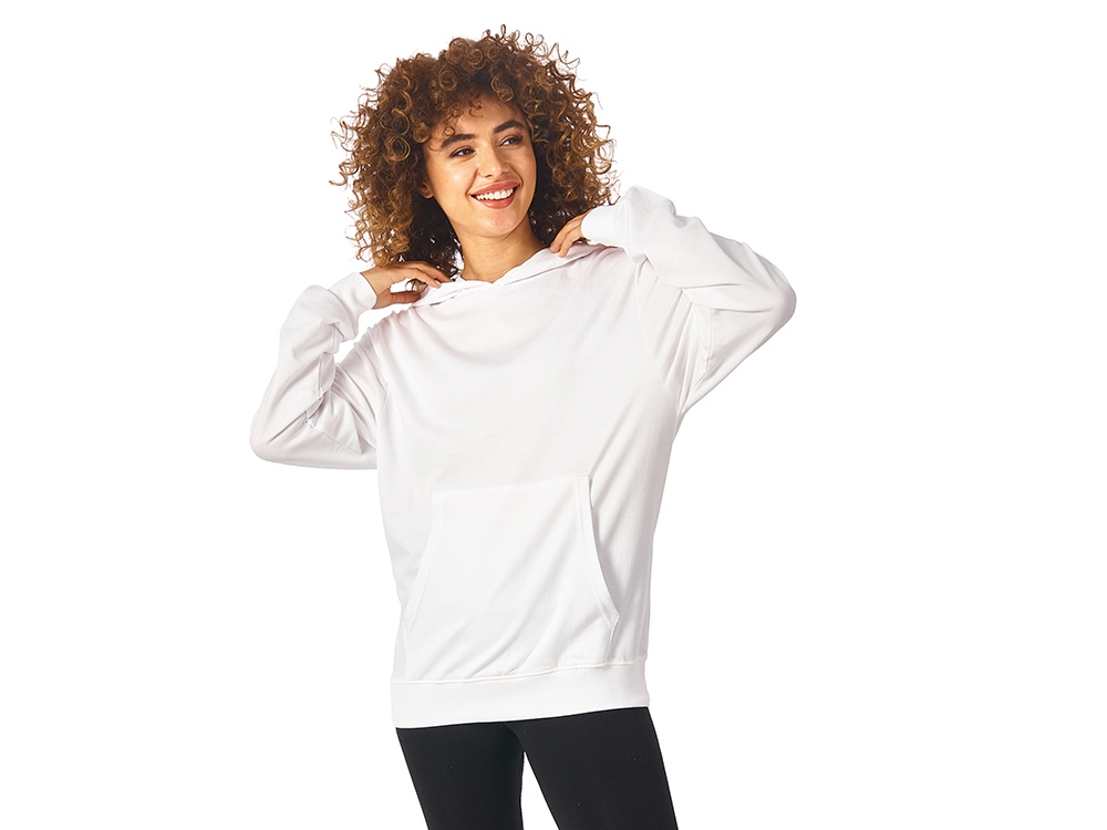 Худи Warsaw, футтер 230гр XS, белый Худи Warsaw, футтер 230гр XS, белый