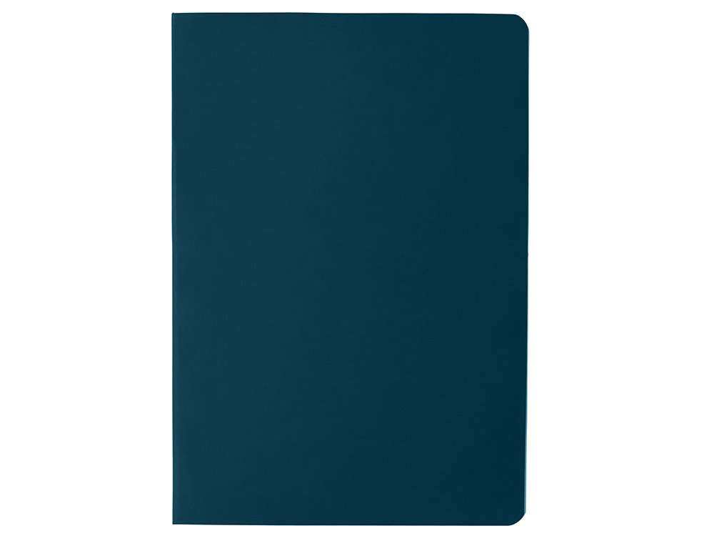 Блокнот в гибкой обложке A5 Виспи 2.0 в клетку, темно-синий Блокнот в гибкой обложке A5 Виспи 2.0 в клетку, темно-синий