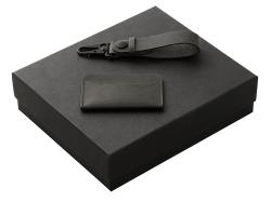 Подарочный набор Long River: картхолдер, ремешок для ключей (без лого Long River), черная коробка Подарочный набор Long River: картхолдер, ремешок для ключей (без лого Long River), черная коробка