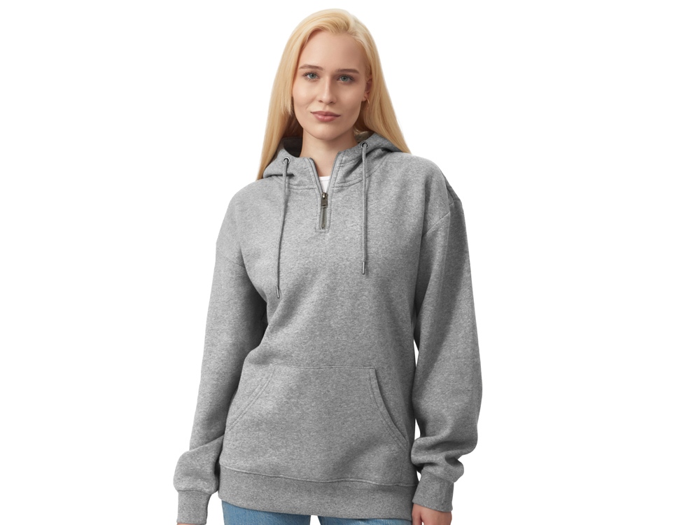 Худи Hamburg, серый меланж