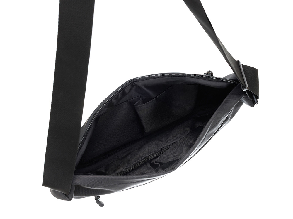 Сумка через плечо TORBER НОВА, черный, нейлон/полиэстер, 33 х 6 х 20 см Сумка через плечо TORBER НОВА, черный, нейлон/полиэстер, 33 х 6 х 20 см