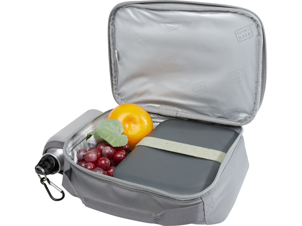 Arctic Zone® Repreve® Сумка-холодильник для обеда из переработанного материала, серый