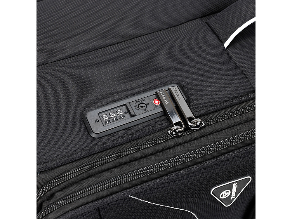 Чемодан TORBER НЕРО, чёрный, переработанный ПЭТ, 48 х 28 х 79 см, 90 л Чемодан TORBER НЕРО, чёрный, переработанный ПЭТ, 48 х 28 х 79 см, 90 л