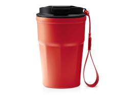 Термокружка KEURY из нержавеющей стали с двойными стенками и ручкой с керамической слоем, красный Термокружка KEURY из нержавеющей стали с двойными стенками и ручкой с керамической слоем, красный