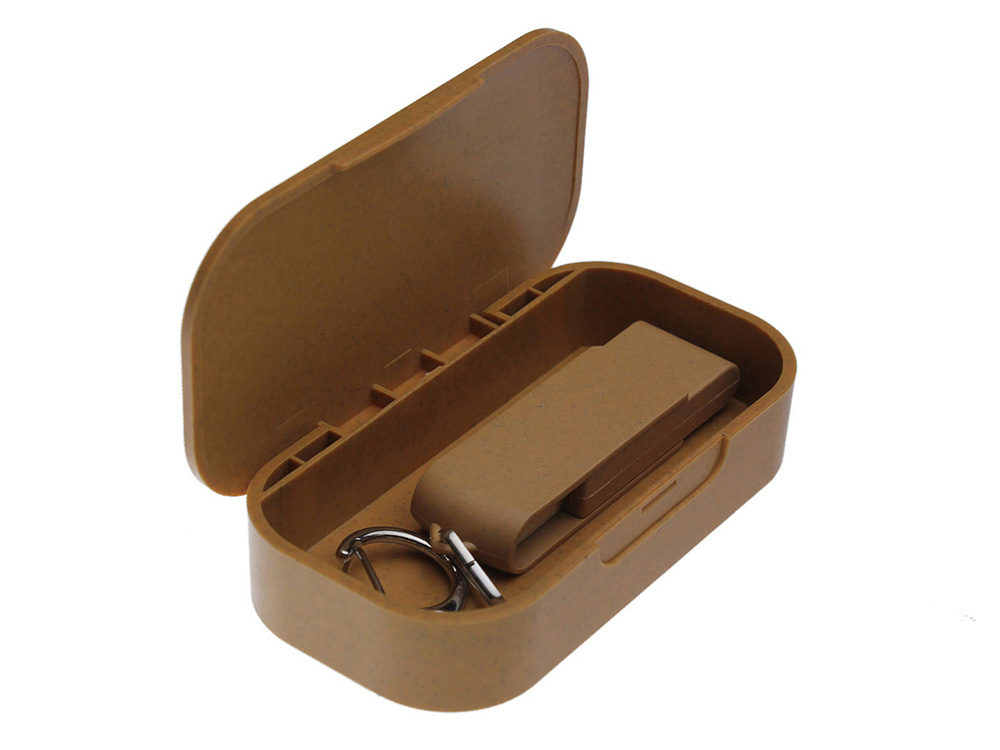 Флешка Варуна на 32 Гб, коричневый