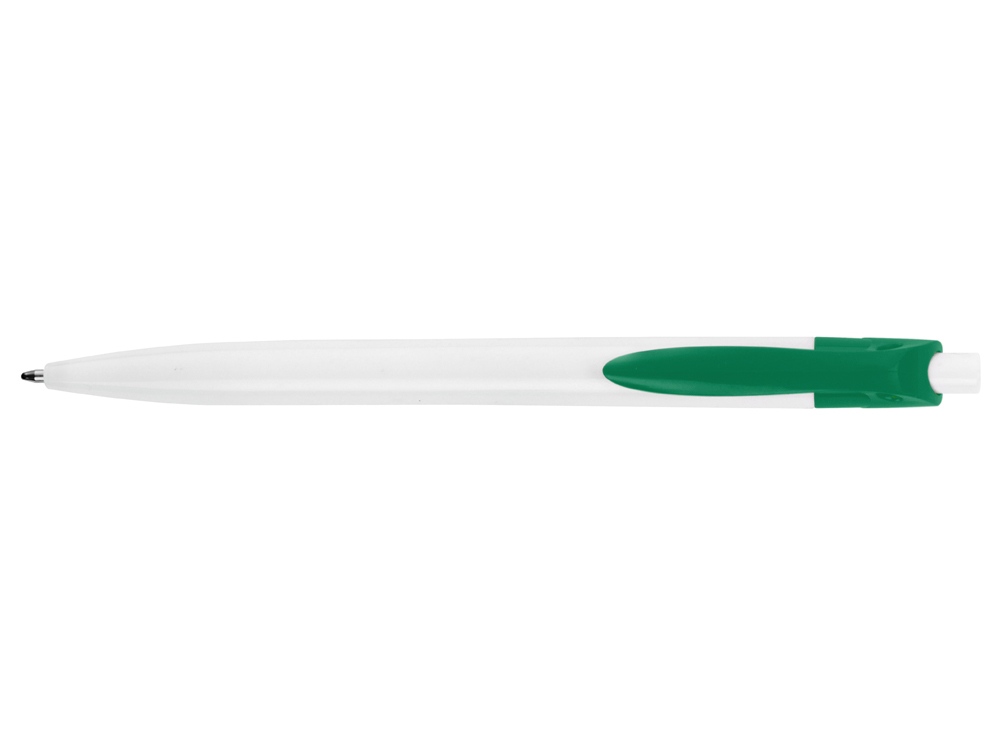Ручка шариковая Какаду, белый/зеленый