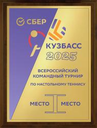 Плакетка с металлической пластиной