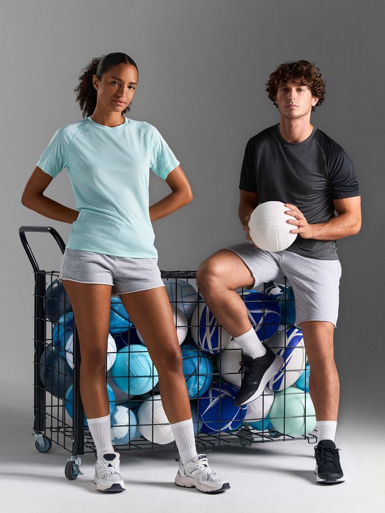 Футболка спортивная унисекс Vortex, белая Футболка спортивная унисекс Vortex, белая