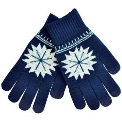 Перчатки для сенсорных экранов  "Снежинка"