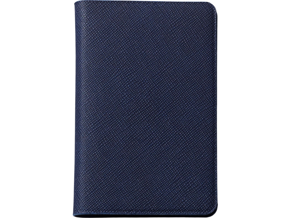 Футляр-книжка на 4-е карты с RFID Favor, темно-синий