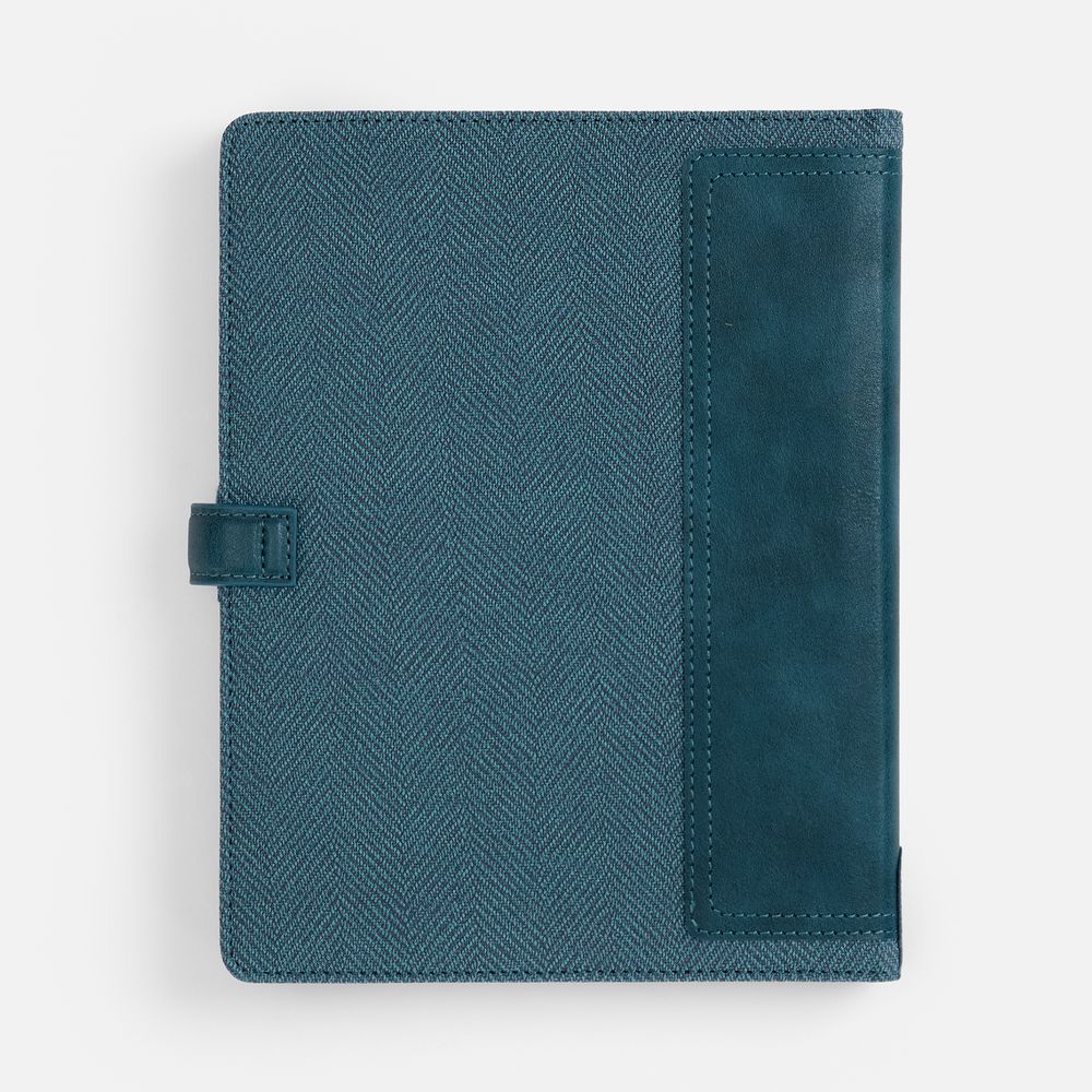 Ежедневник-органайзер Twill, недатированный, синий