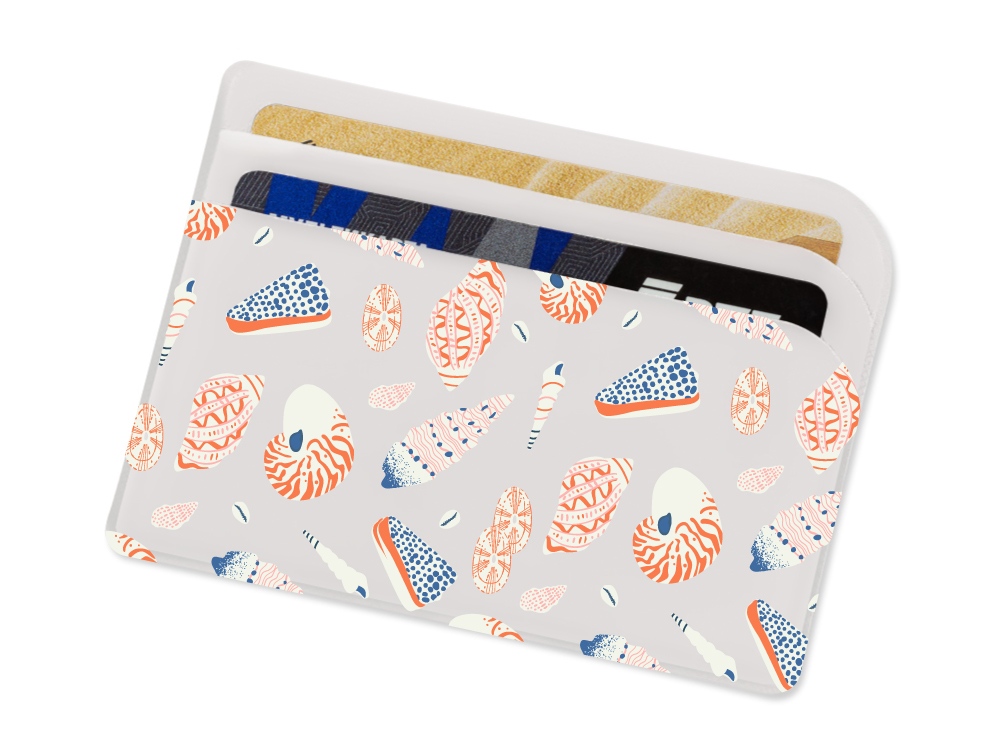 Картхолдер для 3-х карт с возможностью полноцветной УФ-печати, софт-тач Картхолдер для 3-х карт с возможностью полноцветной УФ-печати, софт-тач