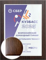 Плакетка с сублимационной печатью на металлической пластине