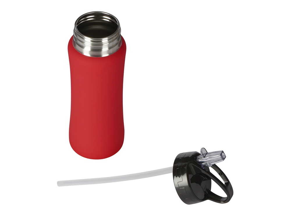 Бутылка для воды Bottle C1, сталь, soft touch, 600 мл, красный (Р)