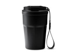 Термокружка KEURY из нержавеющей стали с двойными стенками и ручкой с керамической слоем, черный Термокружка KEURY из нержавеющей стали с двойными стенками и ручкой с керамической слоем, черный