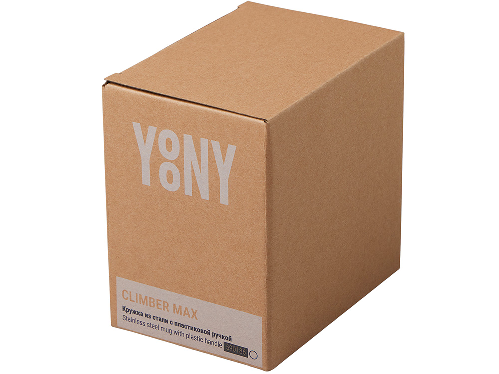 Стальная кружка с двойными стенками Climber Max, 450 мл, белый