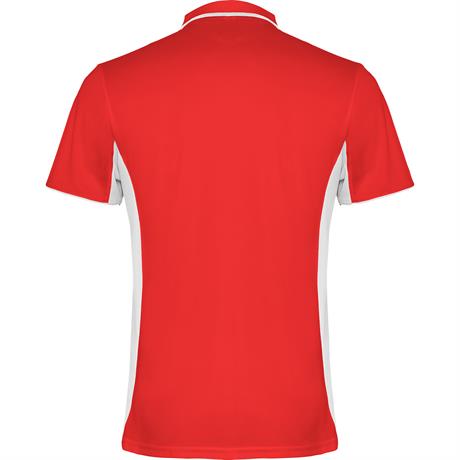 Спортивная футболка поло MONTMELO мужская, КРАСНЫЙ/БЕЛЫЙ M