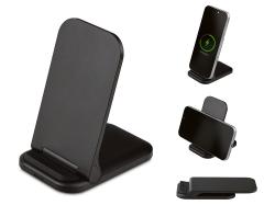 Беспроводное зарядное устройство Foldy, 15 Вт, черный Беспроводное зарядное устройство Foldy, 15 Вт, черный